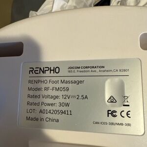 RENPHO Foot Massager - White